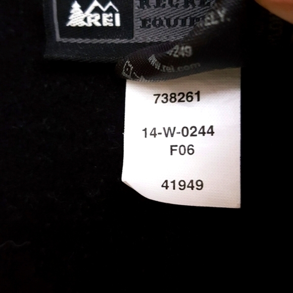 🏕 XS REI VINTAGE WOOL FLEECE COLD WEATHER TRAIL HIKING BASE LAYERING JACKET - Picture 10 of 12